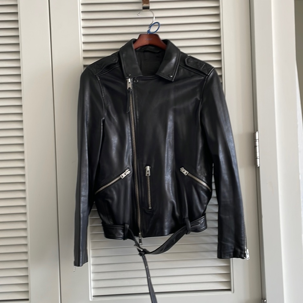 All Saints Leather Biker Jacket